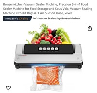 Bonsenkitchen Vacuum Sealer Machine, Precision