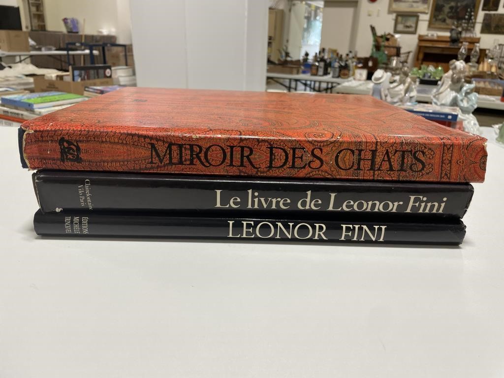 3 LEONOR FINI ART BOOKS