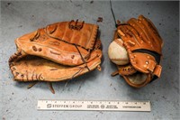 (2) Baseball Mitts