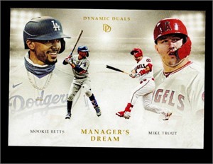 2021 Topps Dynamic Duals Manager's Dream Mookie Be