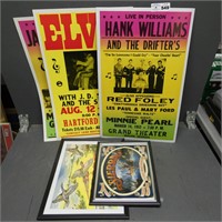 Concert Posters & Printed Adv's