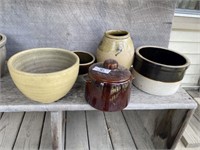 5 Pc's of Stoneware / Pottery