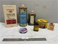 Vintage Advertising Cans, Glass Bottles etc