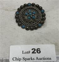 Turn of the Century Mexican-Silver Turquoise