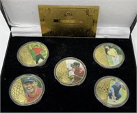 Tiger Woods Golf Coins Collection