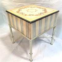 Side Table w/ Metal Base