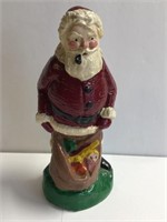 Vintage Hand Painted Santa Figure