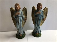 Vintage Lot of 2 Christmas Angels Made in Italy