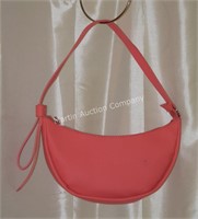 (C) Orange/Coral Hand Bag