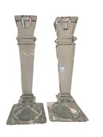 Pair Shannon Crystal Candlestick Holders Ireland