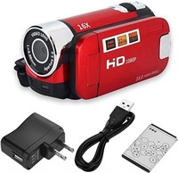 Handheld Video Camcorder FHD 16x Digital Zoom, Tr