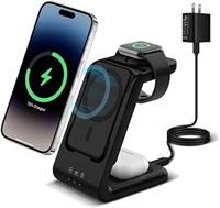 3 in 1 Wireless Charging Station, Fast Charger Sta