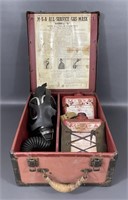 Vintage M-S-A All-Service Gas Mask & Case