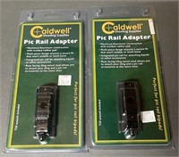 2 - Caldwell Pic Rail Adapters