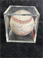 Michael Tucker Signed Baseball "Longwood College"