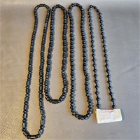 Gemstone Bead Necklaces - Black Agate