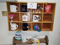 Shelf With Mugs