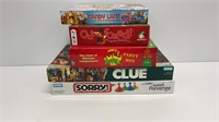 (5) Kids board games. Contents as shown: candy