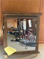 Large framed mirror approximately 47L x 38.5W