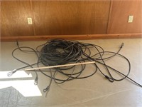 Lot of Classic coated cables - unknown amount