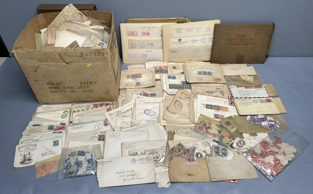Postal Stamp Lot Collection 16 lbs.