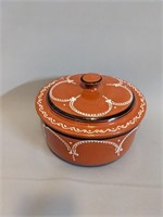 Vintage E Alve Portuguese Red Terracotta Cook Pot