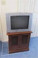 Philips TV On Stand w/VCR