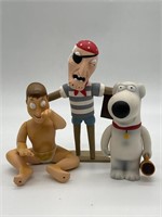 Family Guy Series Lot of 3 Figures