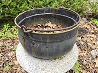 Vintage metal pot