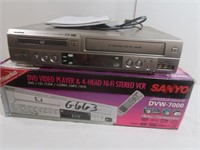 Sanyo DVW-7000 DVD Video&4-Head Hi-fi Stereo