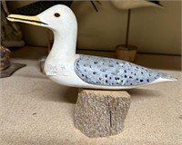 A. Finck Hand Carved Folk Art Bird