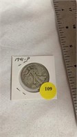 1941 P Walking Liberty half dollar