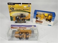 3) ERTL DIECAST CONSTRUCTION EQUIPMENT W/ PACKAGE