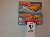 Vintage matchbox cars still in box, 57