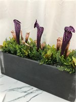 NEW $80 (27"x9") Artificial Mixed Succulent Plant