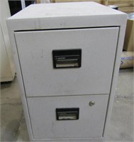 Sentry 2 Drawer Fire Resistant File Cabinet NO KEY