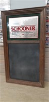 Schooner chalkboard mirror 31.5 x 17.5"