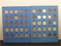 30 Roosevelt Dimes Mounted on Whitman Boards