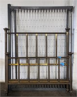(F) Antique Brass Full Size Bed Frame