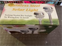 Stainless steel solar lights