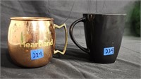 100% Handcrafted Copper Mug w/  Gibson Home Coffee