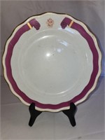 Canterbury decorative plate with stand