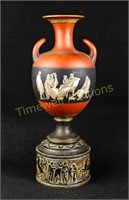 Over 100 year old cast brass Greek urn