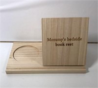 Wooden Mommy's Bedside Bookrest