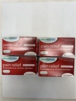 4 BOXES Extra Strength Pain Relief Caplets