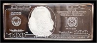 4 troy oz 1998 $100 silver proof