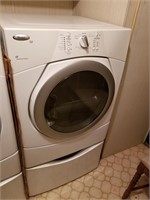 Whirlpool Duet Electric Dryer w/ Stand 220V