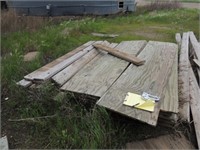 Large Group of Used Lumber & Plywood