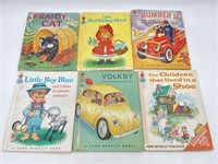 (6) Vintage Rand McNally Elf Books