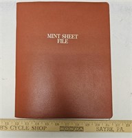 Mint Sheet File Album- Full